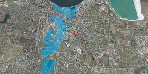 Oversvømmelsesrisiko fra vandløb på Heilskovsgade 35, 9000 Aalborg