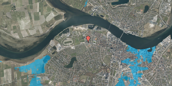 Oversvømmelsesrisiko fra vandløb på Henning Smiths Vej 3, 2. 20, 9000 Aalborg