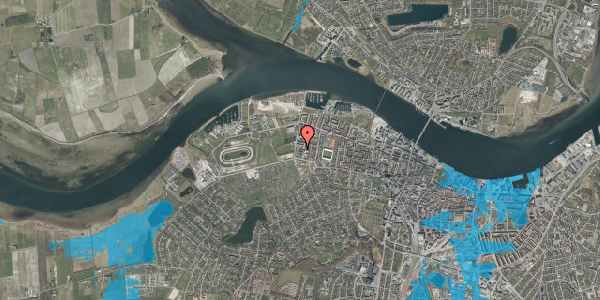 Oversvømmelsesrisiko fra vandløb på Henning Smiths Vej 15H, 9000 Aalborg