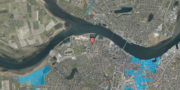 Oversvømmelsesrisiko fra vandløb på Henrik Gerners Gade 6, 2. th, 9000 Aalborg