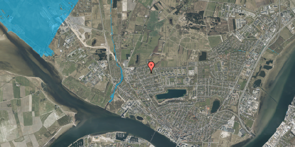 Oversvømmelsesrisiko fra vandløb på Hvorupvej 20, 9400 Nørresundby