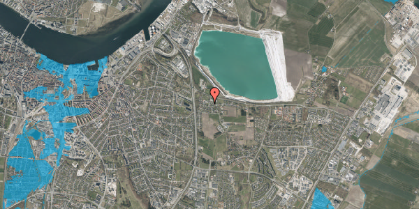 Oversvømmelsesrisiko fra vandløb på Høstvej 6, 9220 Aalborg Øst