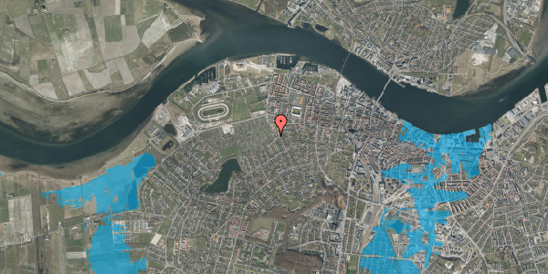 Oversvømmelsesrisiko fra vandløb på Ida Maries Vej 2, 9000 Aalborg