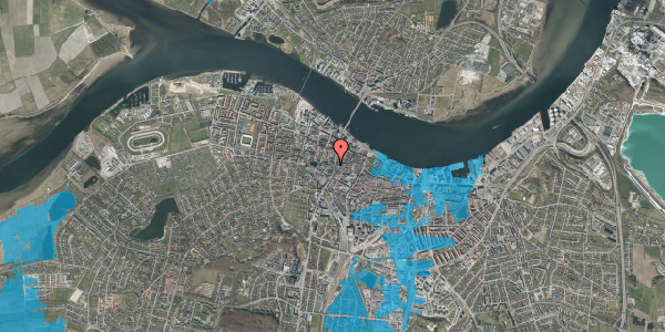 Oversvømmelsesrisiko fra vandløb på Jens Bangs Gade 6, 2. tv, 9000 Aalborg