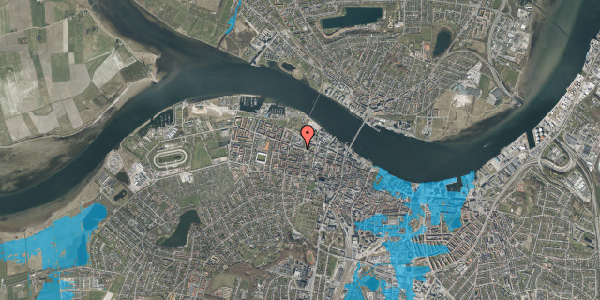 Oversvømmelsesrisiko fra vandløb på Kastetvej 25, 3. th, 9000 Aalborg