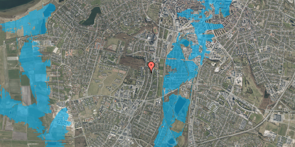 Oversvømmelsesrisiko fra vandløb på Klintevej 5, 9000 Aalborg