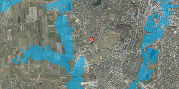 Oversvømmelsesrisiko fra vandløb på Klokkestabelen 35, 9000 Aalborg