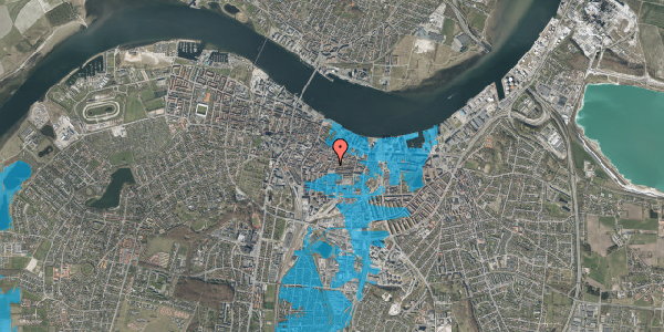 Oversvømmelsesrisiko fra vandløb på Klokkestøbergade 19, 9000 Aalborg