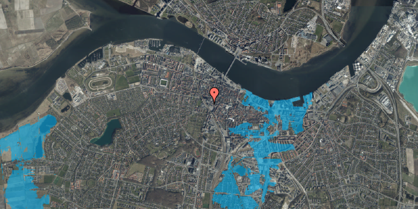 Oversvømmelsesrisiko fra vandløb på Ladegårdsgade 5, 8. 807, 9000 Aalborg