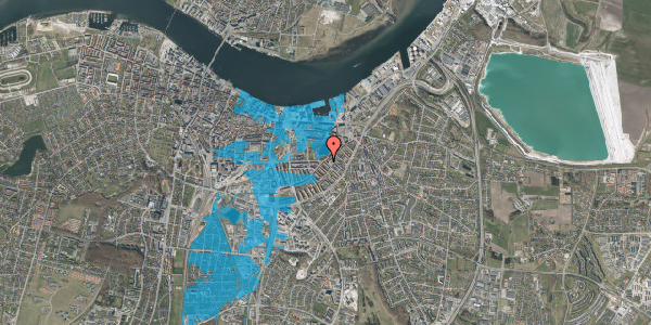Oversvømmelsesrisiko fra vandløb på Langelandsgade 3, 3. th, 9000 Aalborg