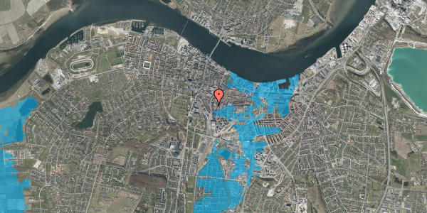 Oversvømmelsesrisiko fra vandløb på Louisegade 6, 3. th, 9000 Aalborg