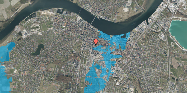 Oversvømmelsesrisiko fra vandløb på Louisegade 11, 2. 13, 9000 Aalborg