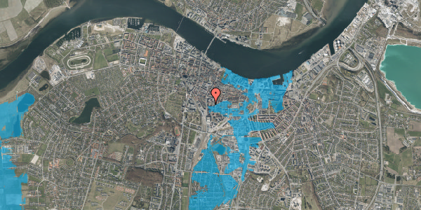 Oversvømmelsesrisiko fra vandløb på Louisegade 17, 3. th, 9000 Aalborg