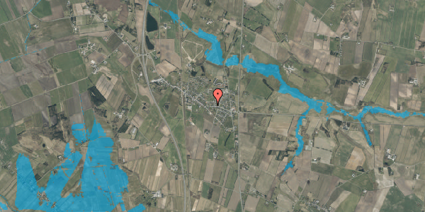 Oversvømmelsesrisiko fra vandløb på Luneborgvej 26, 9382 Tylstrup