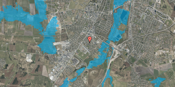 Oversvømmelsesrisiko fra vandløb på Lyngholmsvej 12, 9200 Aalborg SV