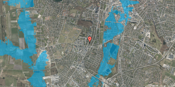 Oversvømmelsesrisiko fra vandløb på Malurtvej 11, 9000 Aalborg