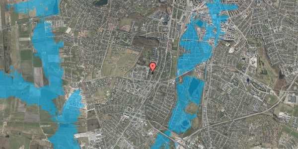 Oversvømmelsesrisiko fra vandløb på Malurtvej 16, 1. tv, 9000 Aalborg