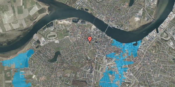 Oversvømmelsesrisiko fra vandløb på Maren Hemmings Vej 15, 9000 Aalborg