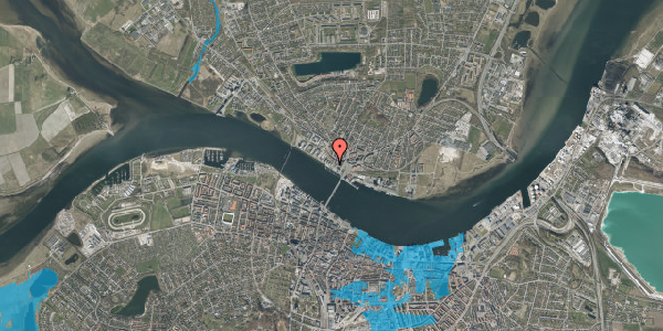 Oversvømmelsesrisiko fra vandløb på Mellem Broerne 11, 3. th, 9400 Nørresundby