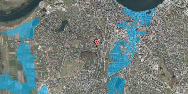 Oversvømmelsesrisiko fra vandløb på Moltkesvej 19, 9000 Aalborg