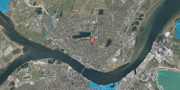 Oversvømmelsesrisiko fra vandløb på Nordre Skansevej 6, 9400 Nørresundby