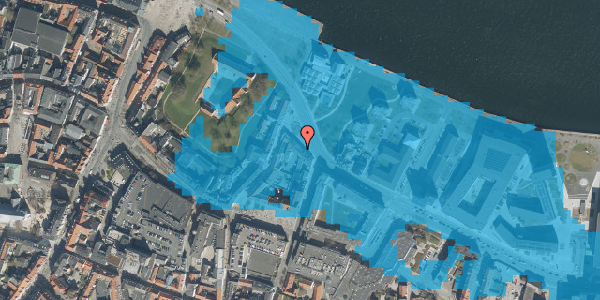 Oversvømmelsesrisiko fra vandløb på Nyhavnsgade 4D, 1. , 9000 Aalborg