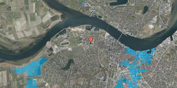Oversvømmelsesrisiko fra vandløb på Ny Kastetvej 5, 9000 Aalborg