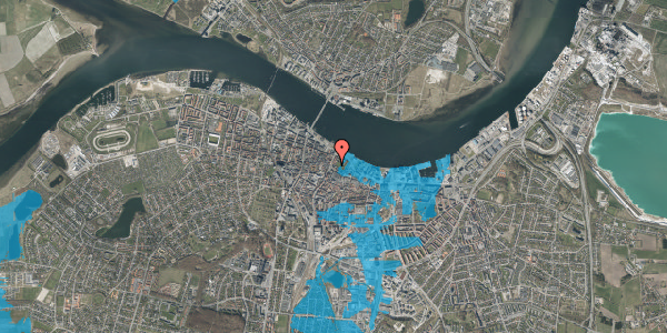 Oversvømmelsesrisiko fra vandløb på Nytorv 1A, 1. , 9000 Aalborg