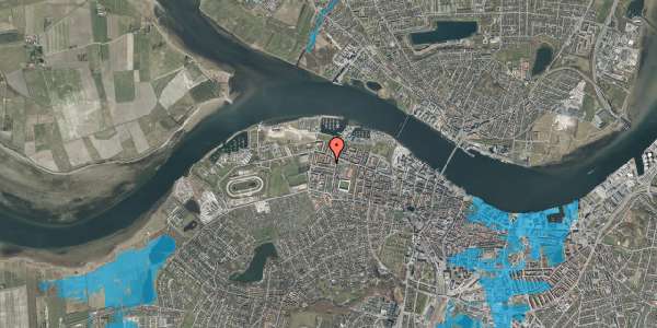 Oversvømmelsesrisiko fra vandløb på Otte Ruds Gade 17, 3. th, 9000 Aalborg