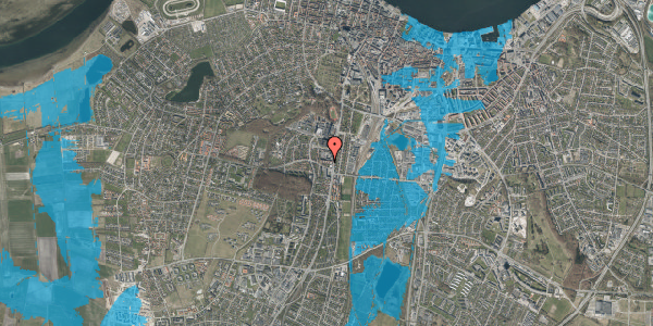 Oversvømmelsesrisiko fra vandløb på Parkvej 15, 1. , 9000 Aalborg