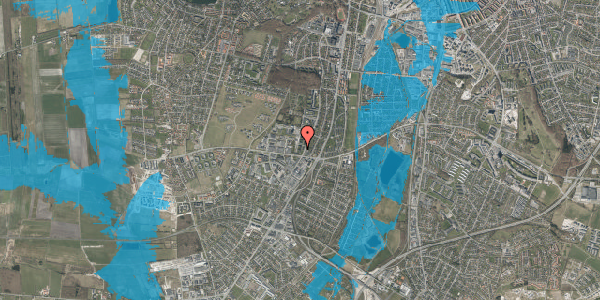 Oversvømmelsesrisiko fra vandløb på Perikumvej 23, st. tv, 9000 Aalborg