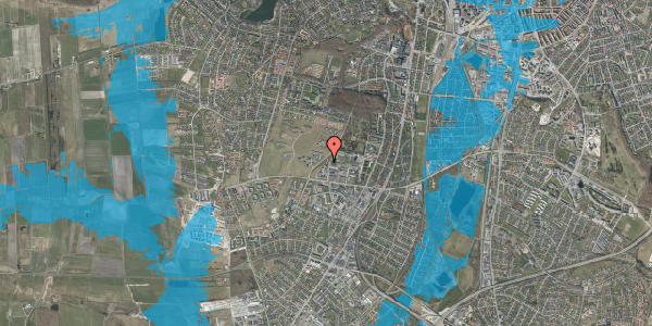 Oversvømmelsesrisiko fra vandløb på Bejsebakkevej 91, 9000 Aalborg