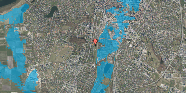 Oversvømmelsesrisiko fra vandløb på Provstejorden 3, 2. tv, 9000 Aalborg