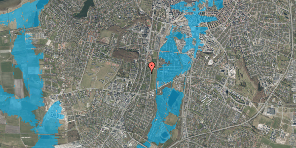 Oversvømmelsesrisiko fra vandløb på Præstemarken 7, 9000 Aalborg