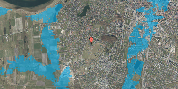Oversvømmelsesrisiko fra vandløb på Ravnhøj 56, 9000 Aalborg