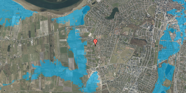 Oversvømmelsesrisiko fra vandløb på Renal Baches Vej 5, 9000 Aalborg