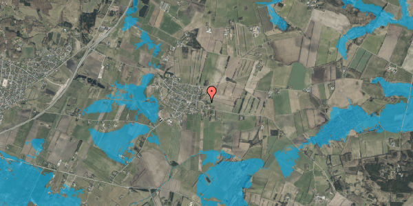 Oversvømmelsesrisiko fra vandløb på Smalby 11, 9310 Vodskov