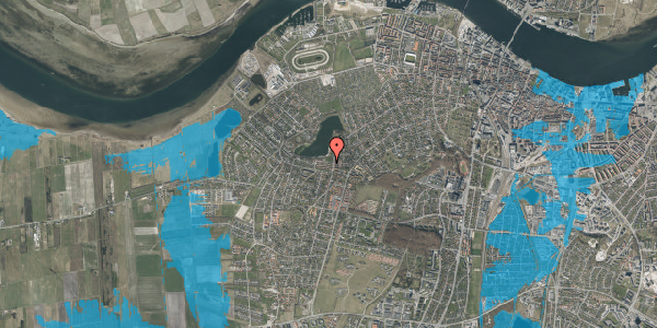 Oversvømmelsesrisiko fra vandløb på Solbyen 47, 9000 Aalborg