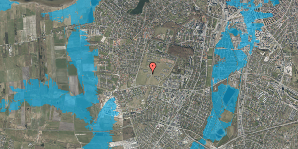 Oversvømmelsesrisiko fra vandløb på Sorthøj 35, 9000 Aalborg