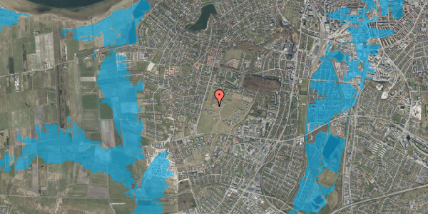 Oversvømmelsesrisiko fra vandløb på Sorthøj 113, 9000 Aalborg