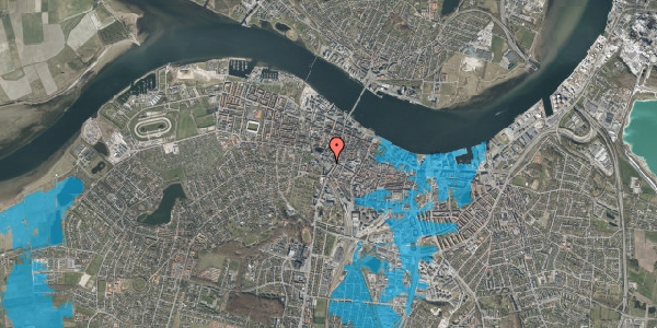 Oversvømmelsesrisiko fra vandløb på Stengade 10, 2. 16, 9000 Aalborg