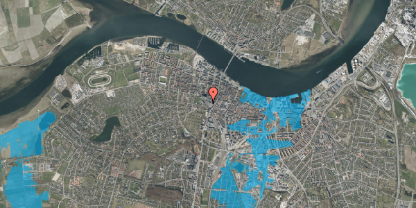 Oversvømmelsesrisiko fra vandløb på Stengade 14, 1. th, 9000 Aalborg