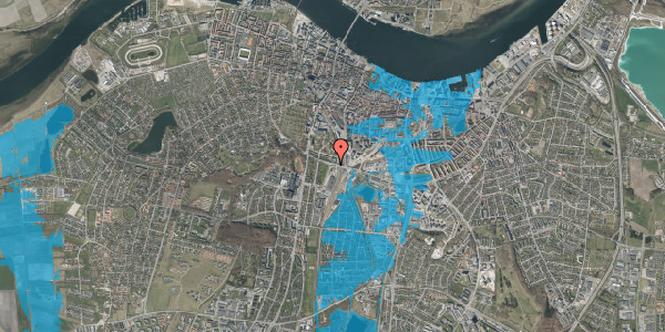 Oversvømmelsesrisiko fra vandløb på Stenosvej 8E, 9000 Aalborg