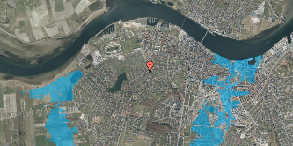 Oversvømmelsesrisiko fra vandløb på Strøybergsvej 5, 9000 Aalborg