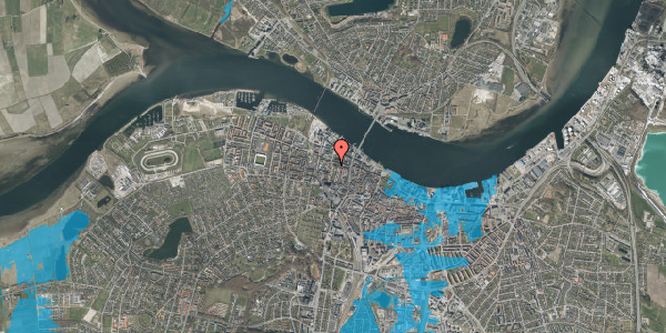 Oversvømmelsesrisiko fra vandløb på Svendsgade 24, 3. th, 9000 Aalborg