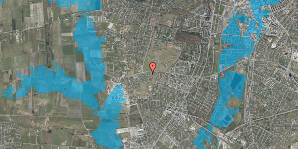 Oversvømmelsesrisiko fra vandløb på Sælsager 24, 9000 Aalborg