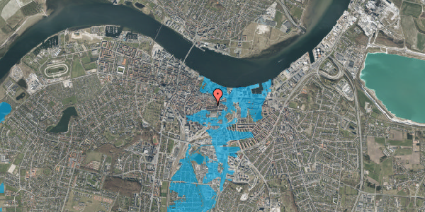 Oversvømmelsesrisiko fra vandløb på Søndergade 32, 9000 Aalborg
