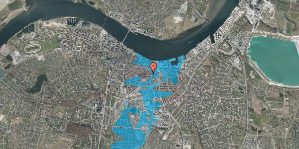 Oversvømmelsesrisiko fra vandløb på Søndergade 60C, st. , 9000 Aalborg