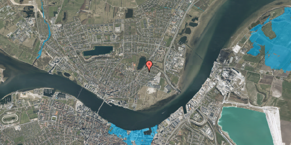 Oversvømmelsesrisiko fra vandløb på Søndre Kongevej 54, 9400 Nørresundby