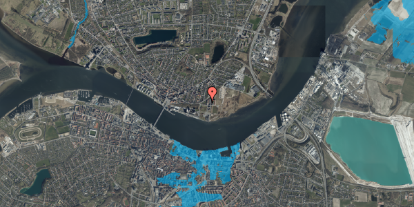 Oversvømmelsesrisiko fra vandløb på Teisensvej 2, 3. tv, 9400 Nørresundby
